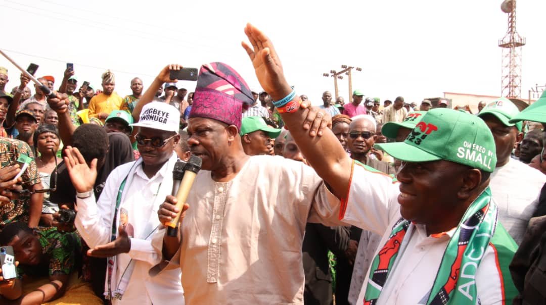 Elections: ‘Don’t Give Room to Rigging, Thuggery” – Amosun Campaigns for ADC’s Otegbeye Against APC’s Abiodun