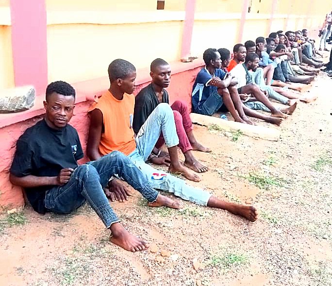 Police Parade 24 suspected Cultists, Armed Robbers