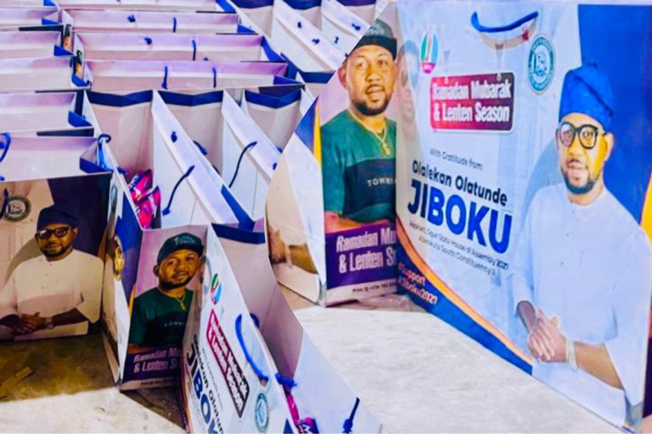 Ogun Assembly Aspirant Jiboku Supports 150 Residents with Food Aid During Ramadan, Lent