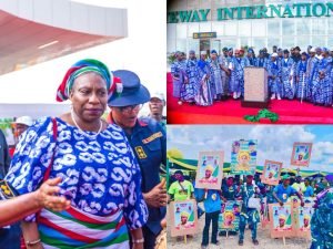 Iyabo Obasanjo Features Prominently as Tinubu Commissions Gateway Int’l Airport