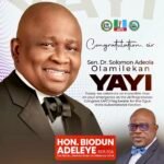 2027: Yayi Represents Purposeful Leadership” – Ogun Assembly Hopeful Adeleye