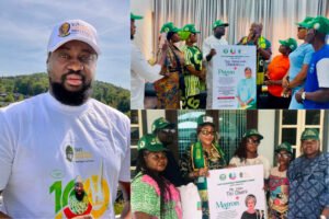 YDM’s Adunbarin Leads Diaspora Mobilization for Yayi, Honours Olaotan, Titi Oseni