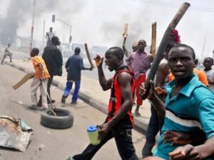 Erinje Crisis Deepens as Elders Call for Police Action Amid Youth Protests Over Vigilante Leader, Sunday Enisan.