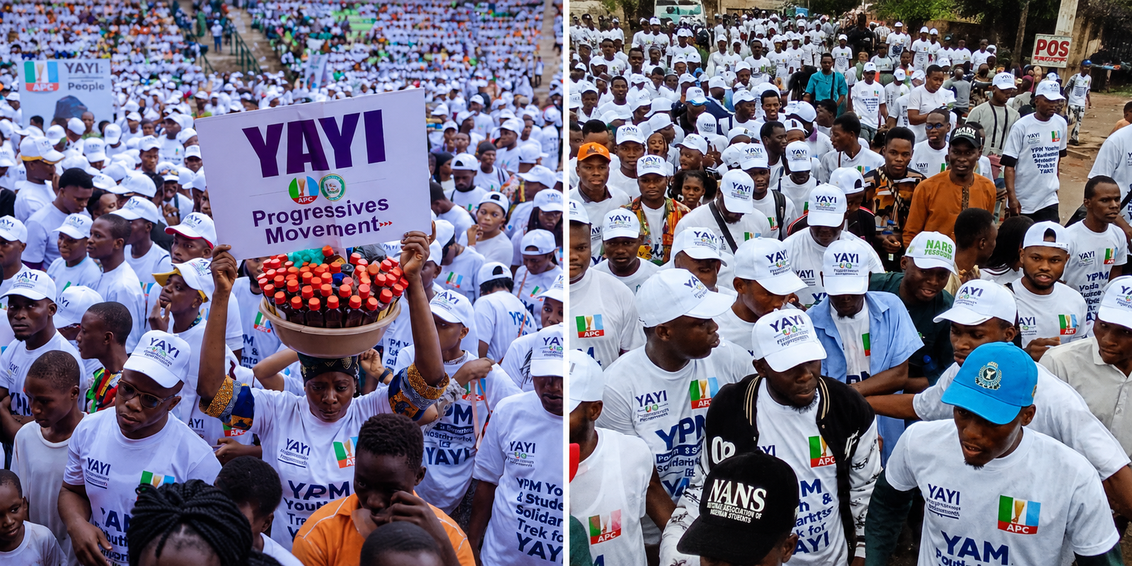 2027: YPM Youths, Students Stage Solidarity Trek for Tinubu, Abiodun, Adeola in Ogun