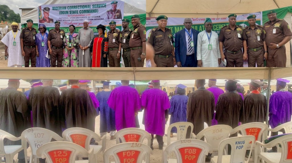 Ogun Correctional Centre Matriculates 52 Inmates into Tertiary Education Programmes