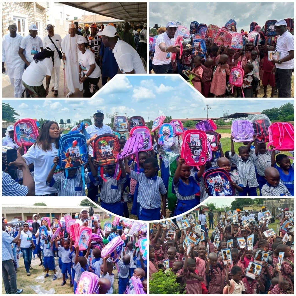 Yayi Worldwide Support Initiative Distributes School Materials in Itori, Lapeleke as Monarchs Commend Outreach